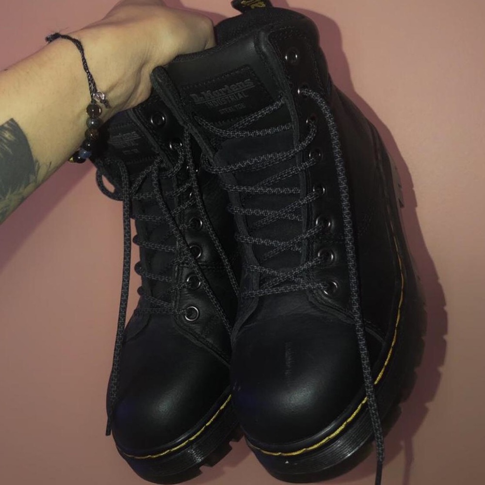 Dr Martens Steel Toe Industrial Slip Resistant Work Boots
